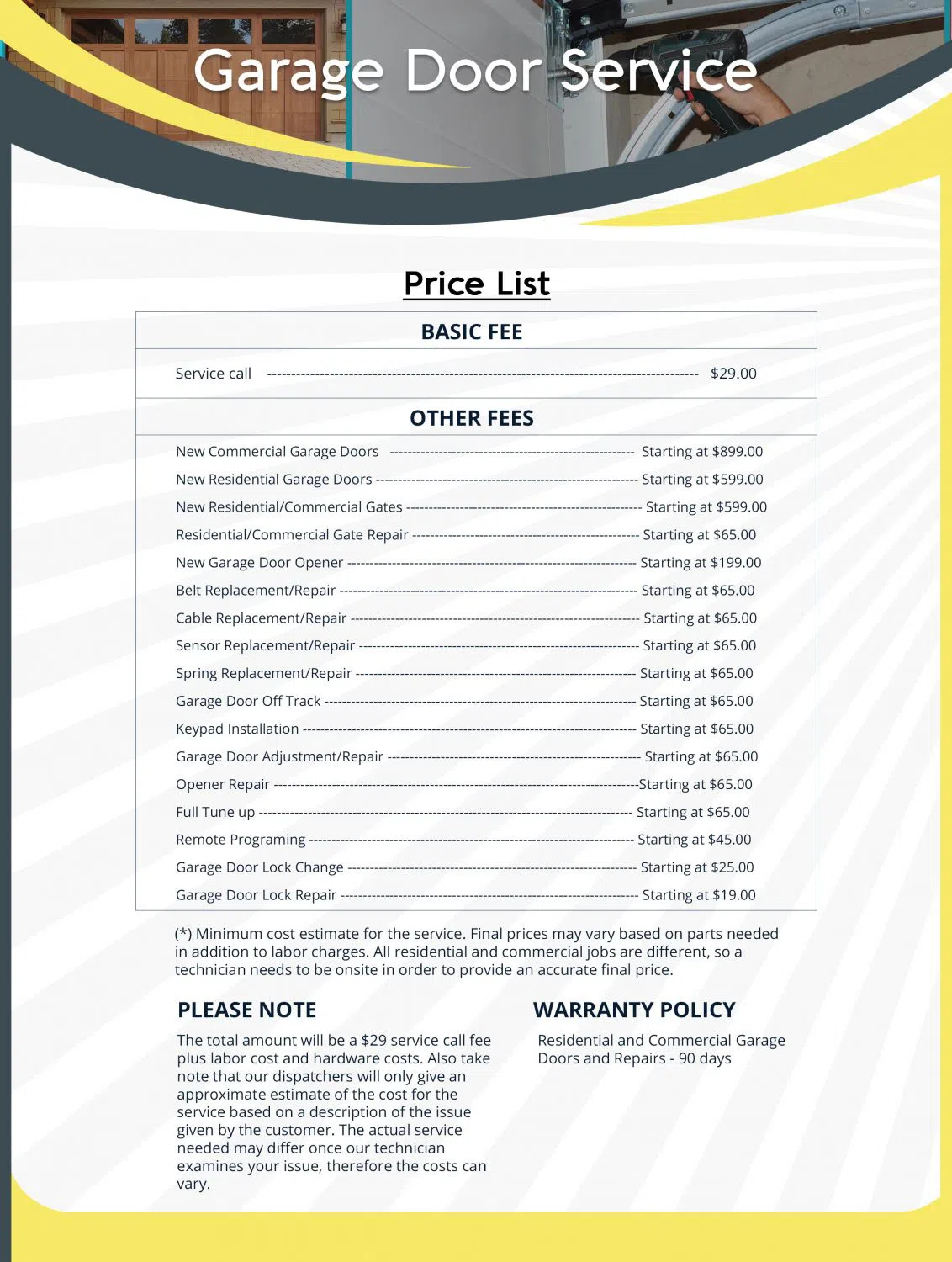 All County Garage Door Service Mesa, AZ 480-809-9198